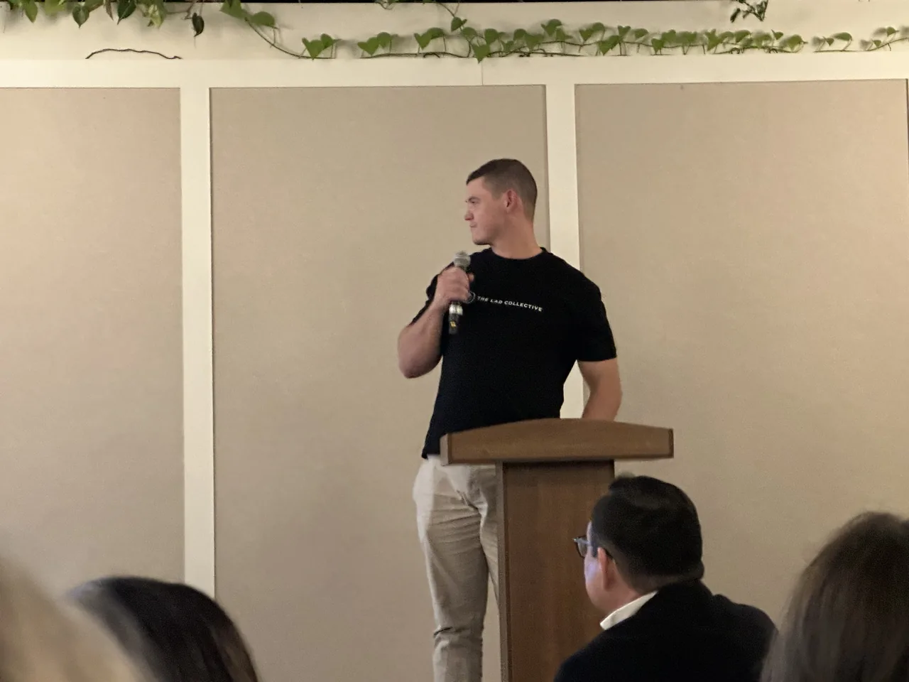 Bill Ovenden of The Lad Collective delivering the celebration keynote at the FWD Fest 26 gala